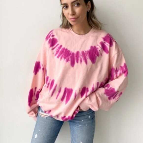 Imagine It Yours Women's Dani Tie Dye Sweater - L - Picture 1 of 8